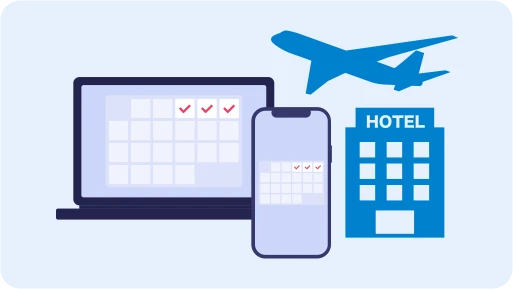 いつでもどこでも予約可能なイメージ