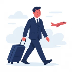 クライアントとの重要会議でバンコクへ