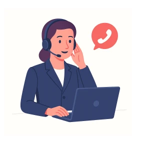 現地から夜間休日緊急デスクに連絡