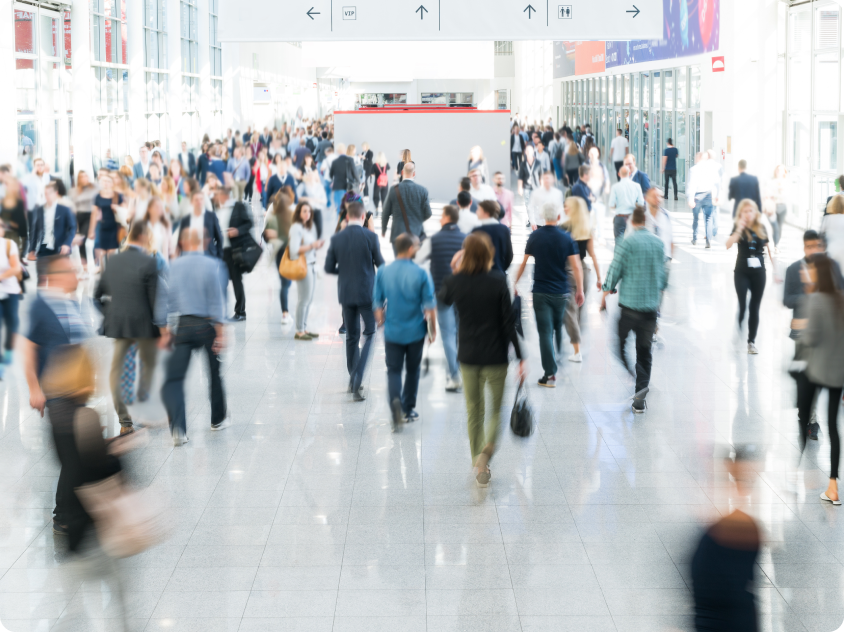 お客様取引先企業(約20社)との展示会視察ツアー